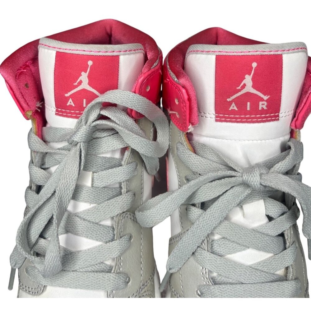 Rare 2013 Youth 7 Women 8 Nike Air Jordan Barbie‎ Pink White Sneakers Basketball - Picture 6 of 16